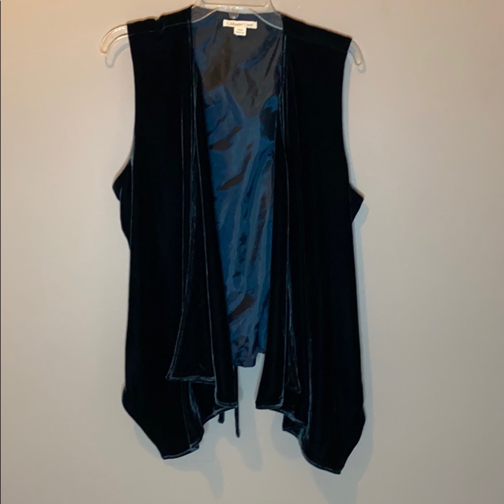 Velvet vest